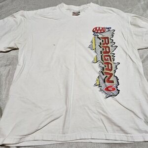 Vintage Chase Authentic NASCAR David Ragan T Shirt #6 AAA Roush Racing Size L